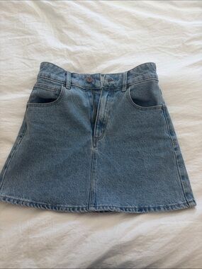 ABrand Jeans Denim A-Line Skirt